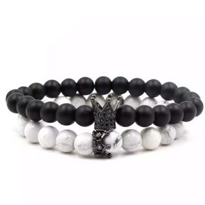2pk couples Crown bracelets set